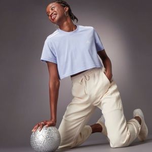 Adidas Hyperglam cropped t shirt